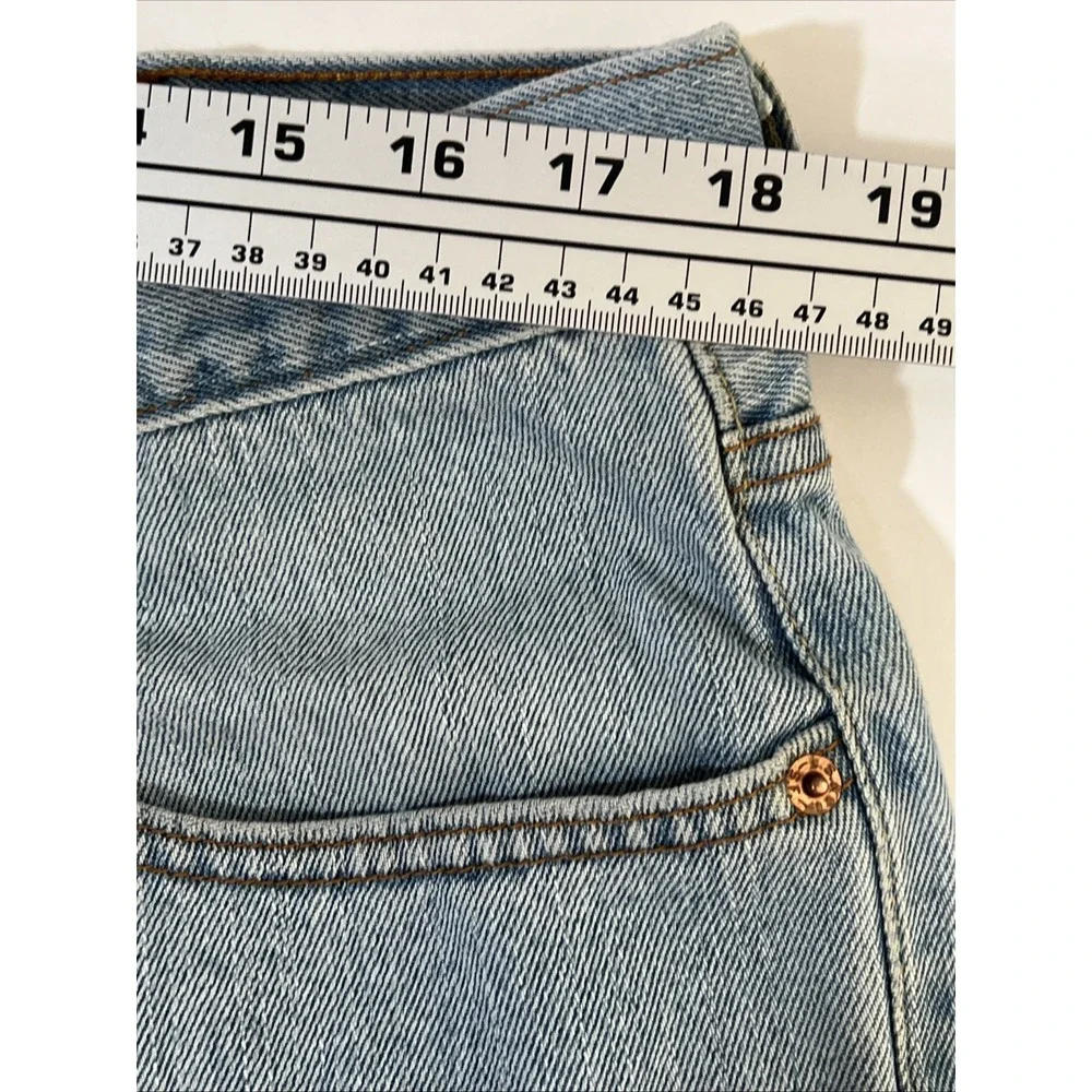 Levis 505 Jeans Mens 40x30 Light Blue Denim Pants Regular Fit  Y2K Retro